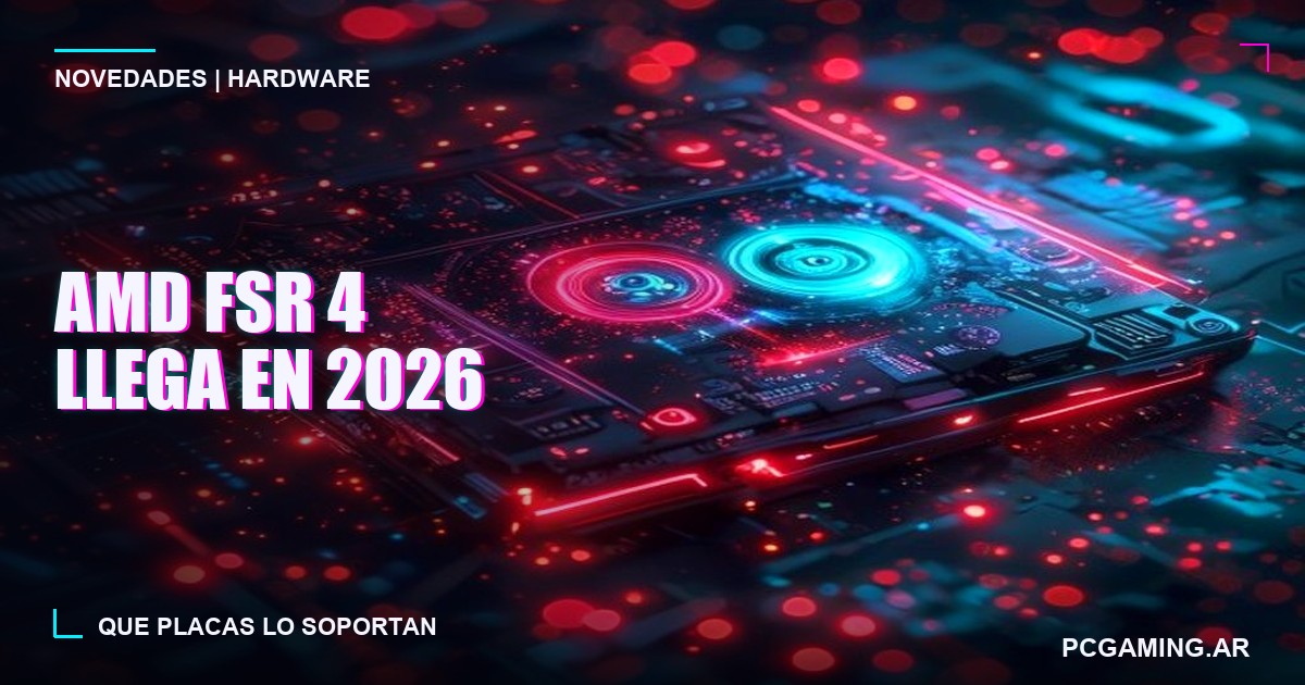 AMD FSR 4 en 2026: que es, como se compara con DLSS 4 y que placas lo soportan