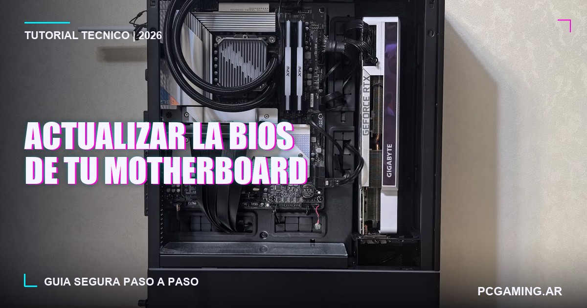 Cómo actualizar la BIOS de tu motherboard de forma segura