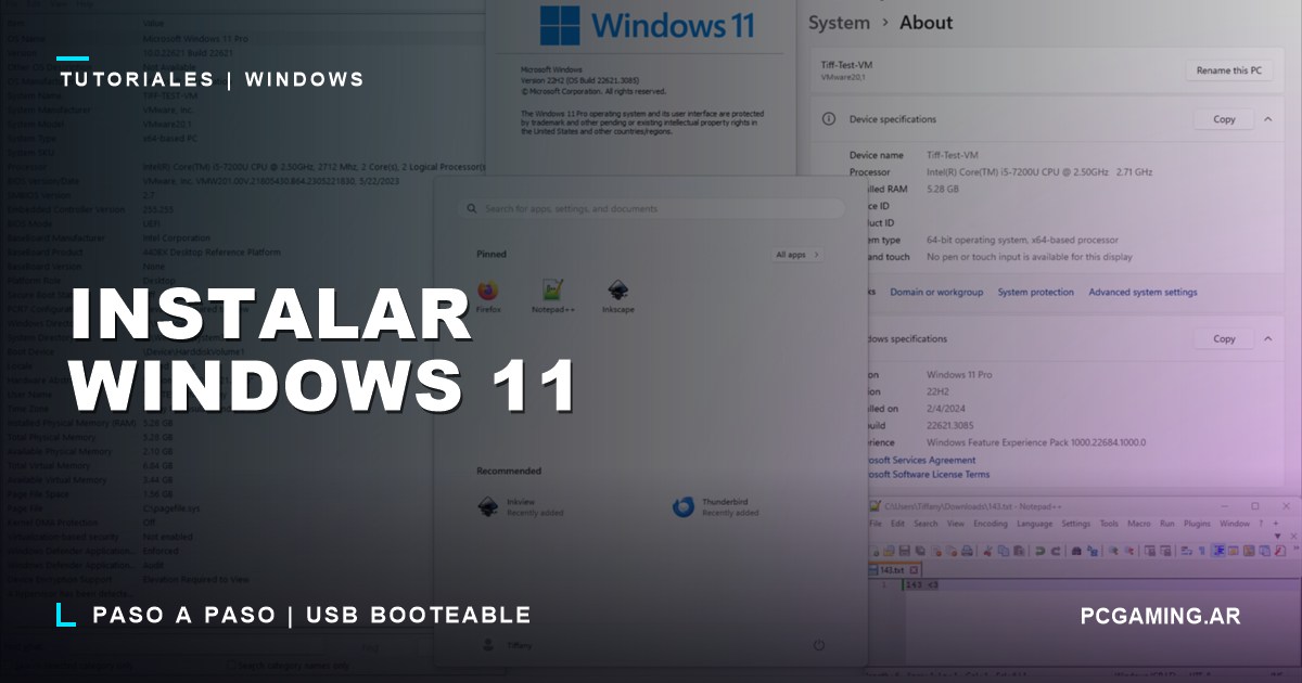 Como instalar Windows 11 paso a paso (desde cero, con USB booteable)