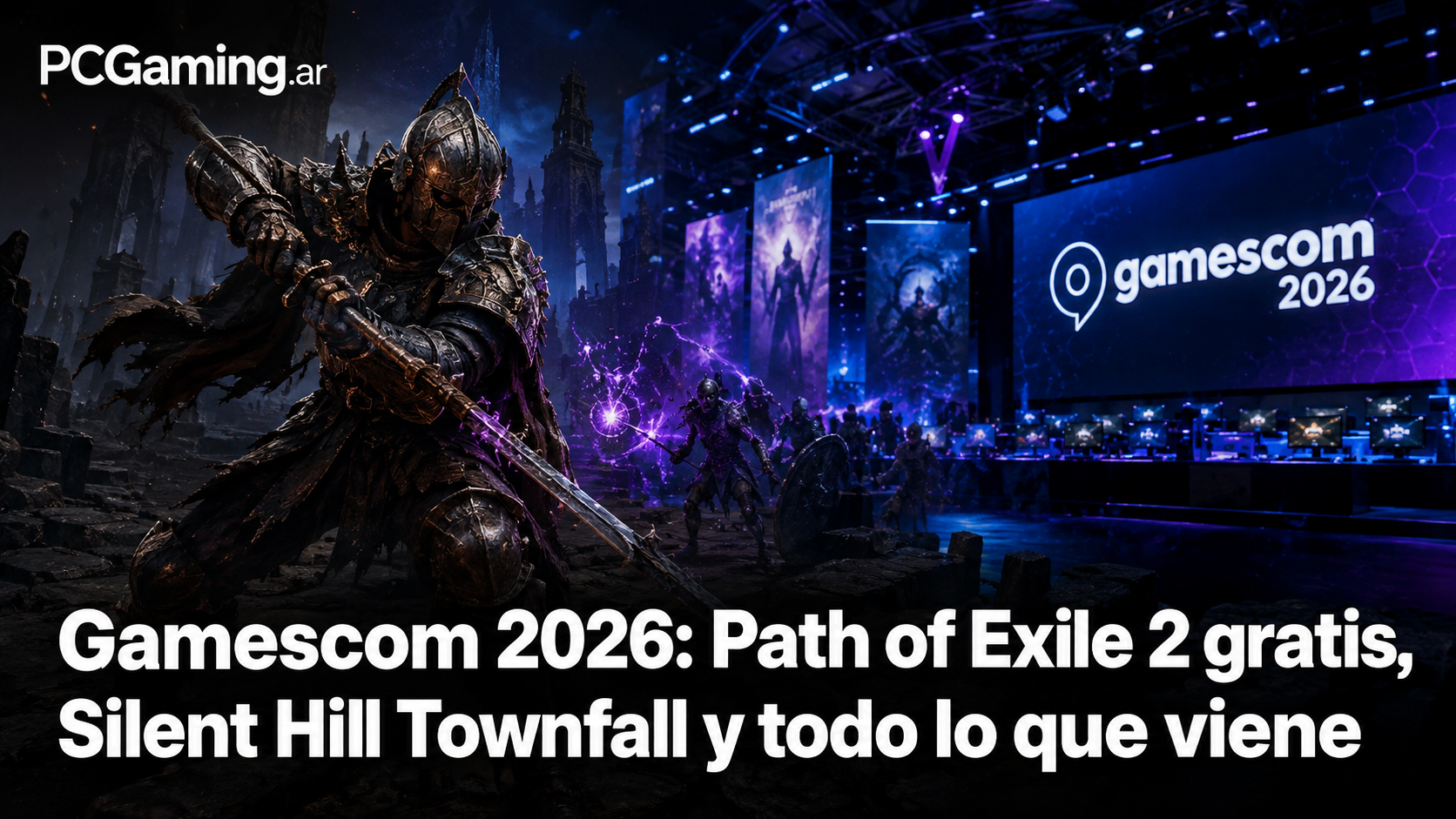 Gamescom 2026: Path of Exile 2 gratis en diciembre, Silent Hill Townfall y todo lo que viene para PC