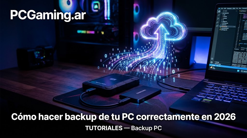 Cómo hacer backup de tu PC correctamente en 2026: guía completa para no perder nada