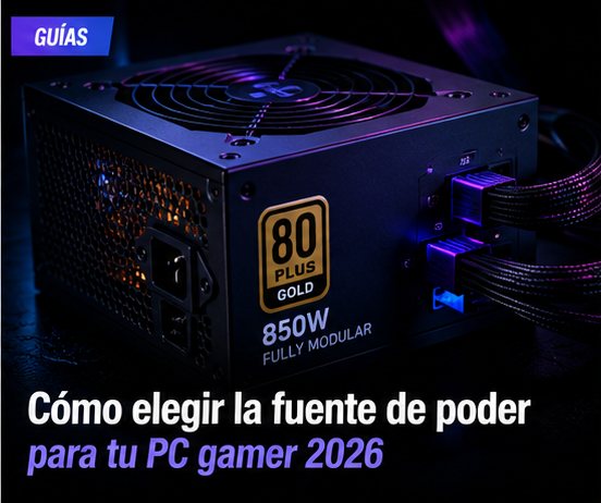 Guía de compra: cómo elegir la fuente de poder para tu PC gamer en Argentina 2026