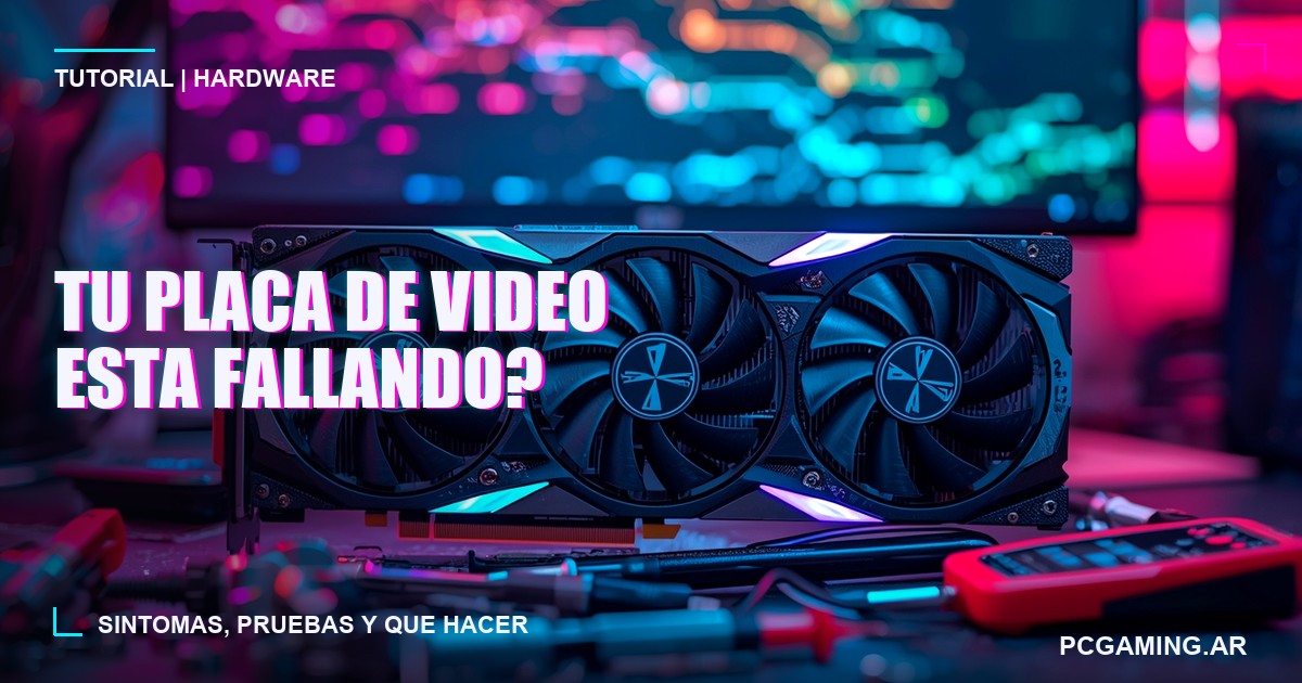 Cómo saber si tu placa de video está fallando: síntomas, pruebas paso a paso y qué hacer